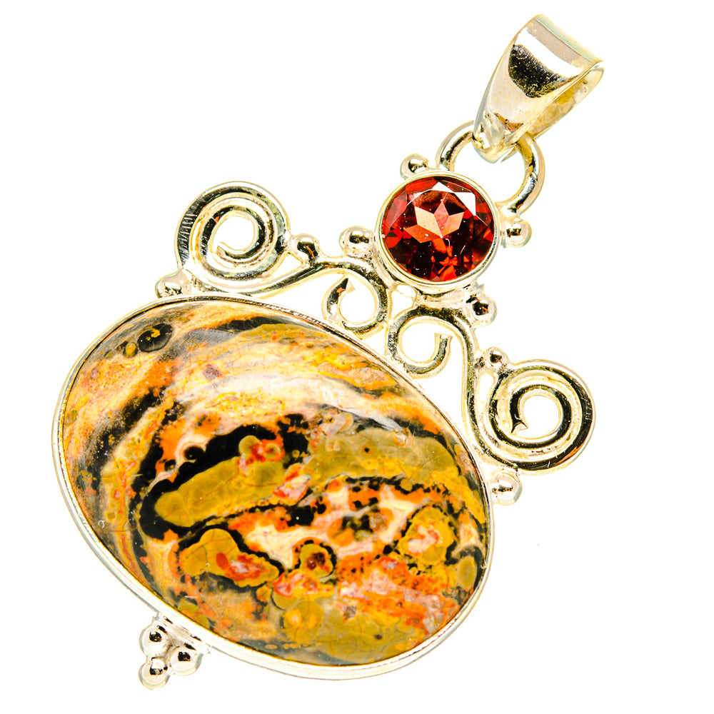 Poppy Jasper Pendants handcrafted by Anasilvercos - PD3214