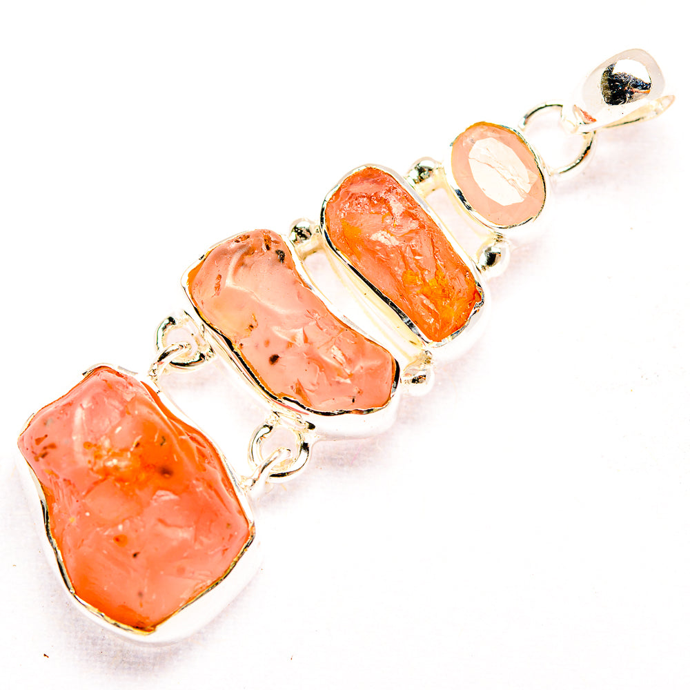 Rose Quartz Pendants handcrafted by Anasilvercos - PD32169 - Photo 2