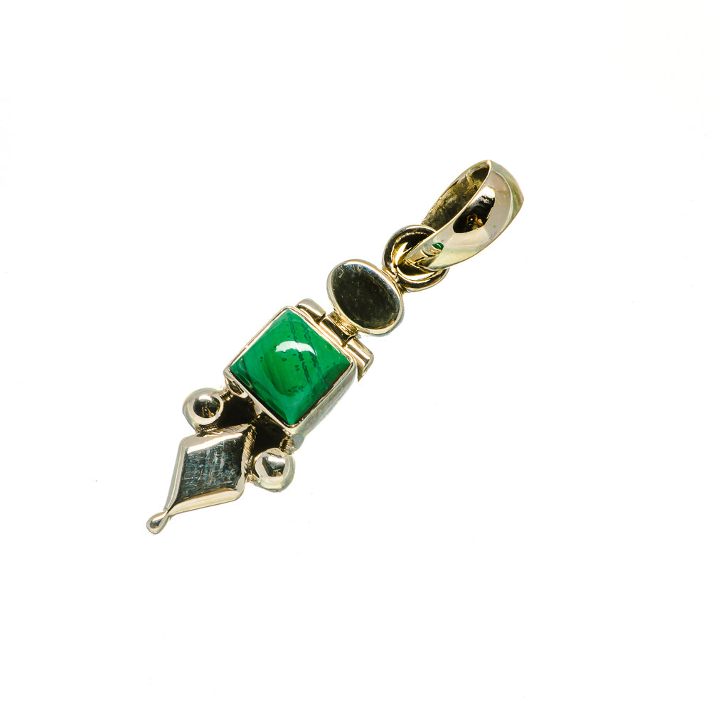 Malachite Pendants handcrafted by Anasilvercos - PD731705