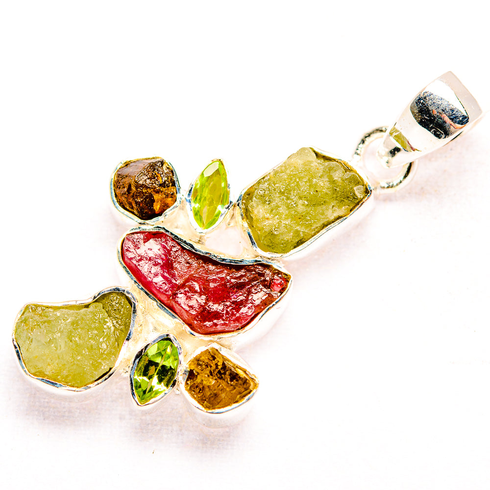 Tourmaline Pendants handcrafted by Anasilvercos - PD32182 - Photo 2