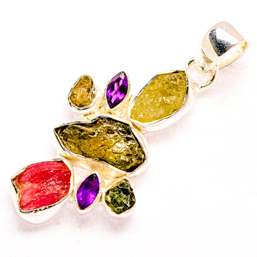 Tourmaline Pendants handcrafted by Anasilvercos - PD32184 - Photo 2