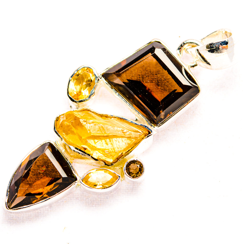 Smoky Quartz Pendants handcrafted by Anasilvercos - PD32195 - Photo 2