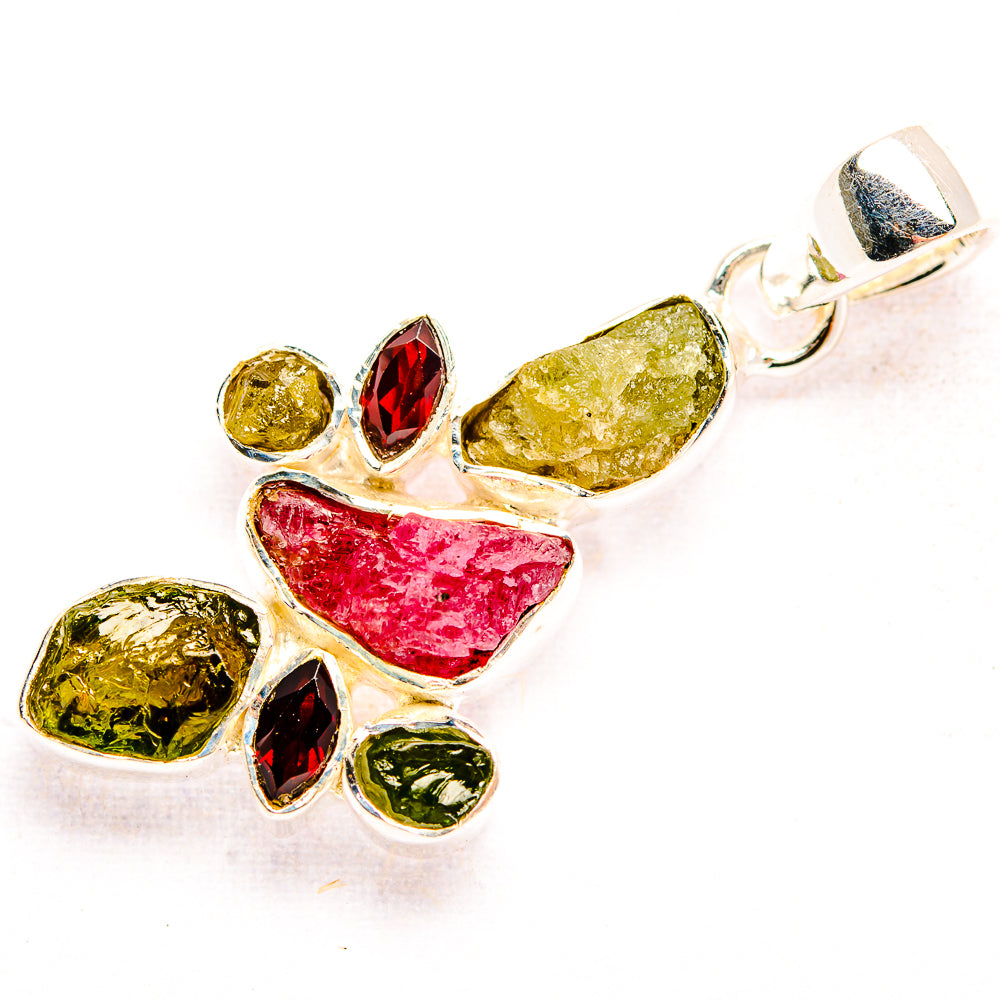 Tourmaline Pendants handcrafted by Anasilvercos - PD32201 - Photo 2
