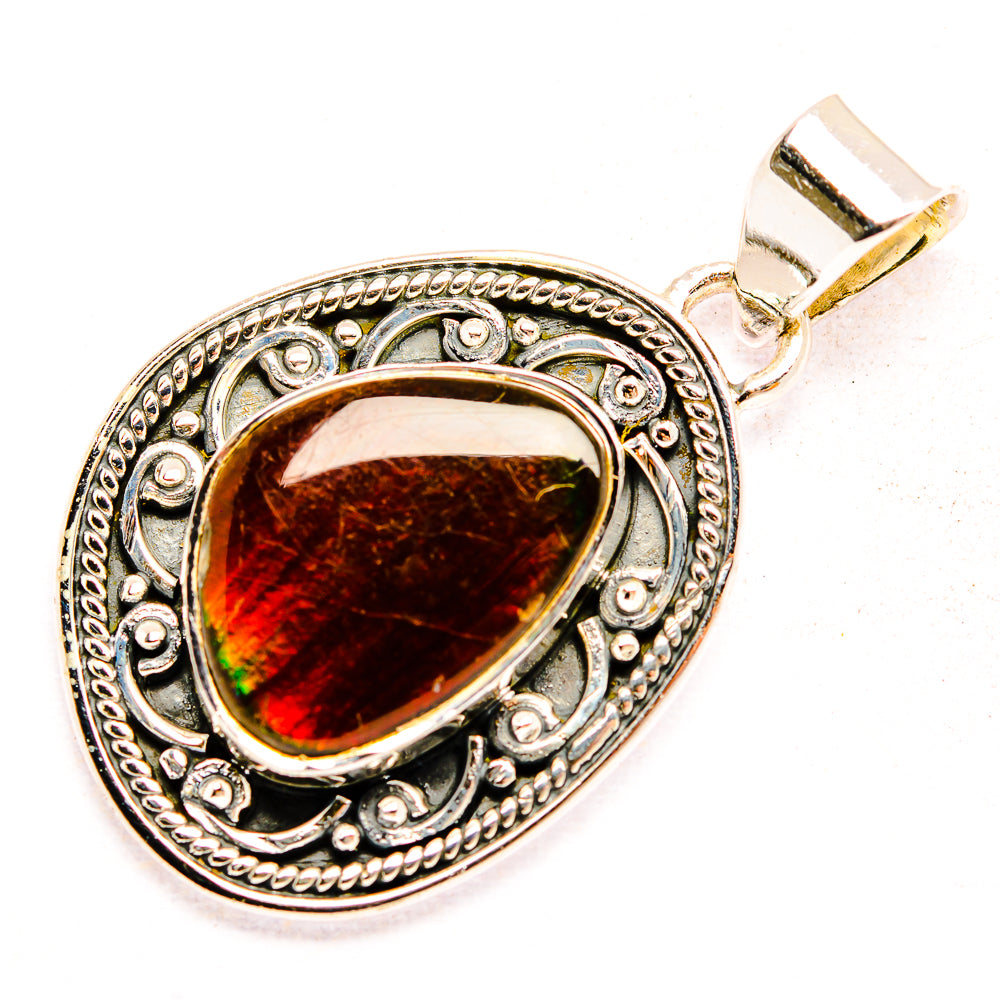 Ammolite Pendants handcrafted by Anasilvercos - PD32207 - Photo 2