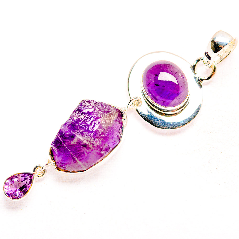 Amethyst Pendants handcrafted by Anasilvercos - PD32224 - Photo 2