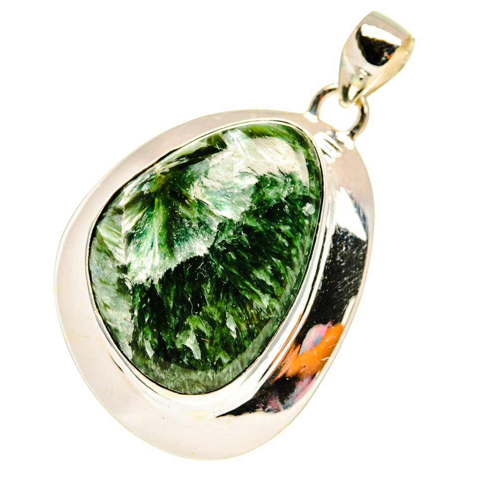 Seraphinite Pendants handcrafted by Anasilvercos - PD3224