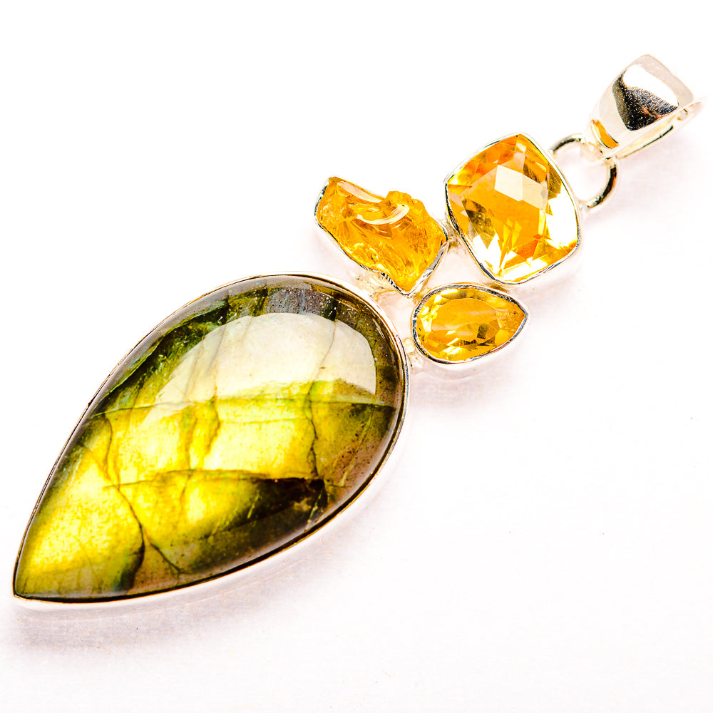 Labradorite Pendants handcrafted by Anasilvercos - PD32242 - Photo 2