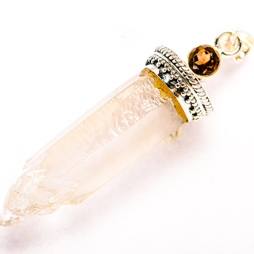 White Quartz Pendants handcrafted by Anasilvercos - PD32250 - Photo 2