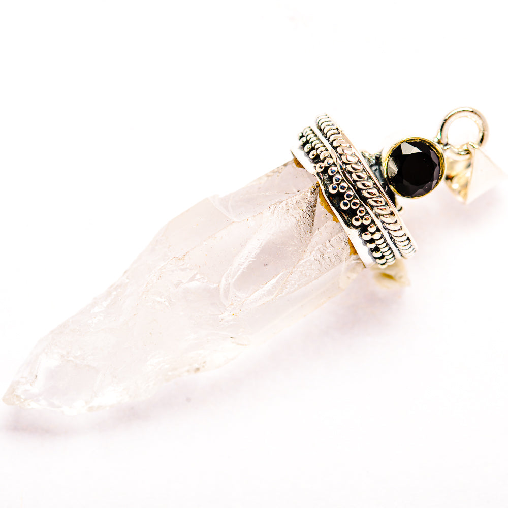 White Quartz Pendants handcrafted by Anasilvercos - PD32252 - Photo 2