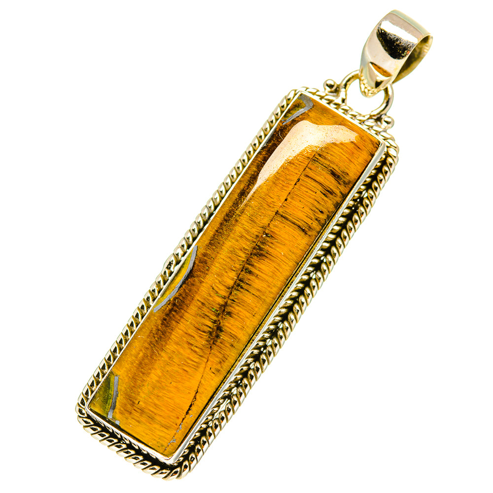 Tiger Eye Pendants handcrafted by Anasilvercos - PD3227