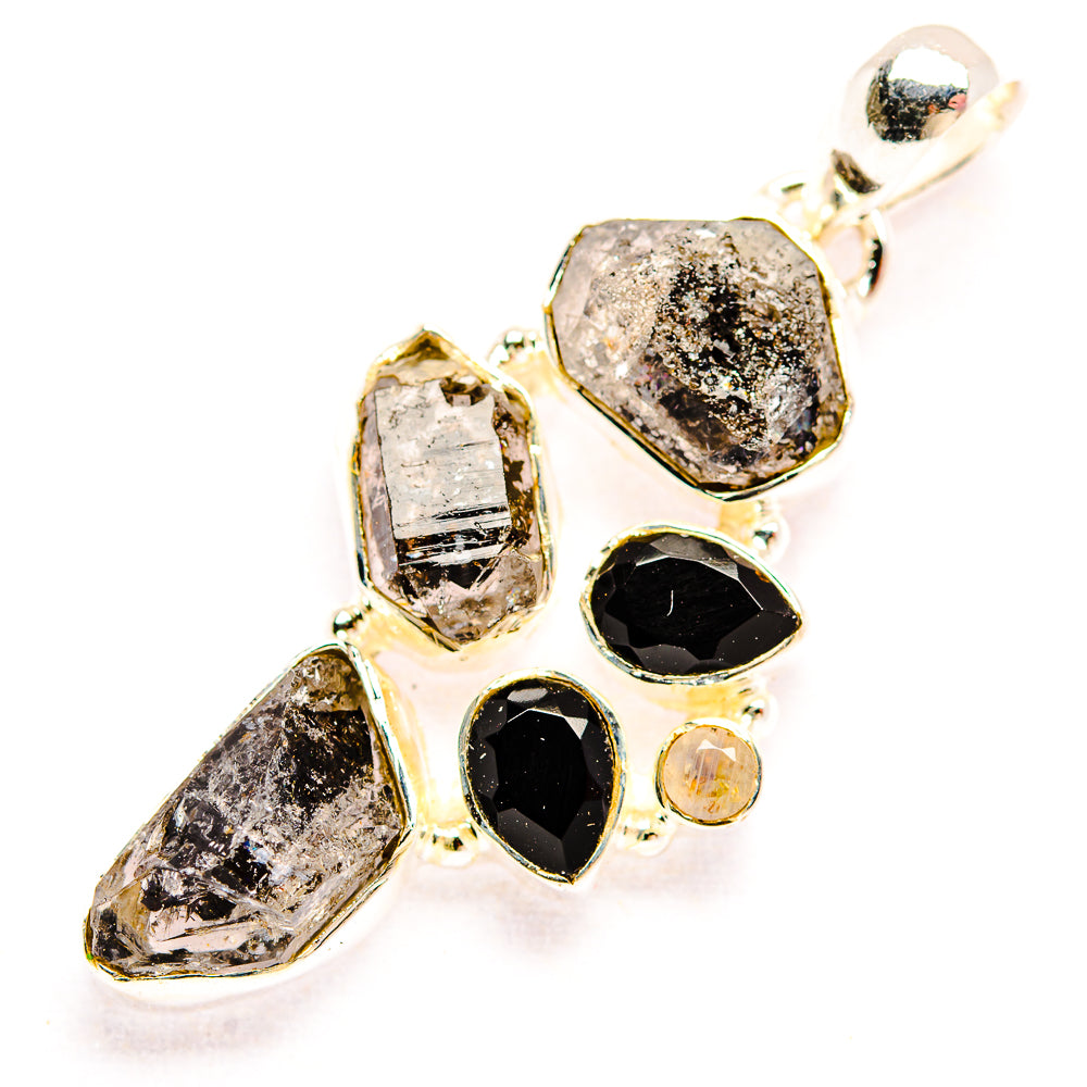 Herkimer Diamond Pendants handcrafted by Anasilvercos - PD32277 - Photo 2
