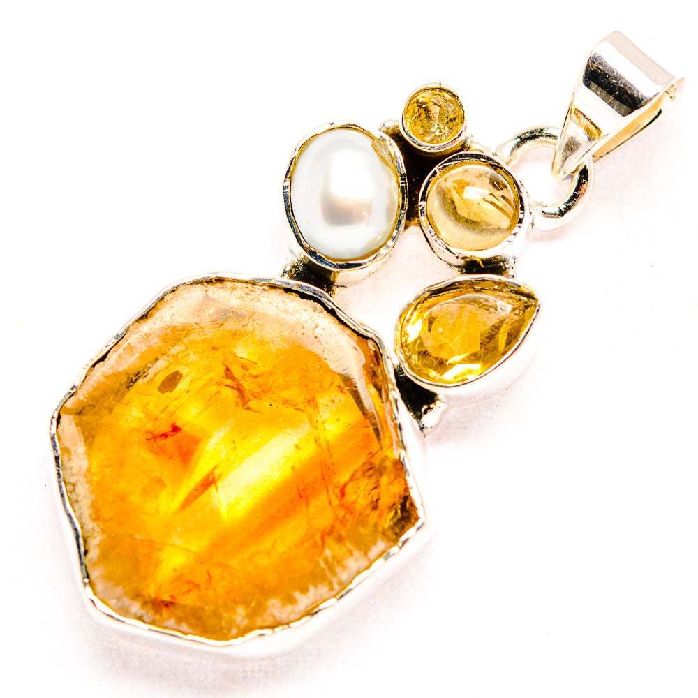 Citrine Pendants handcrafted by Anasilvercos - PD32280 - Photo 2