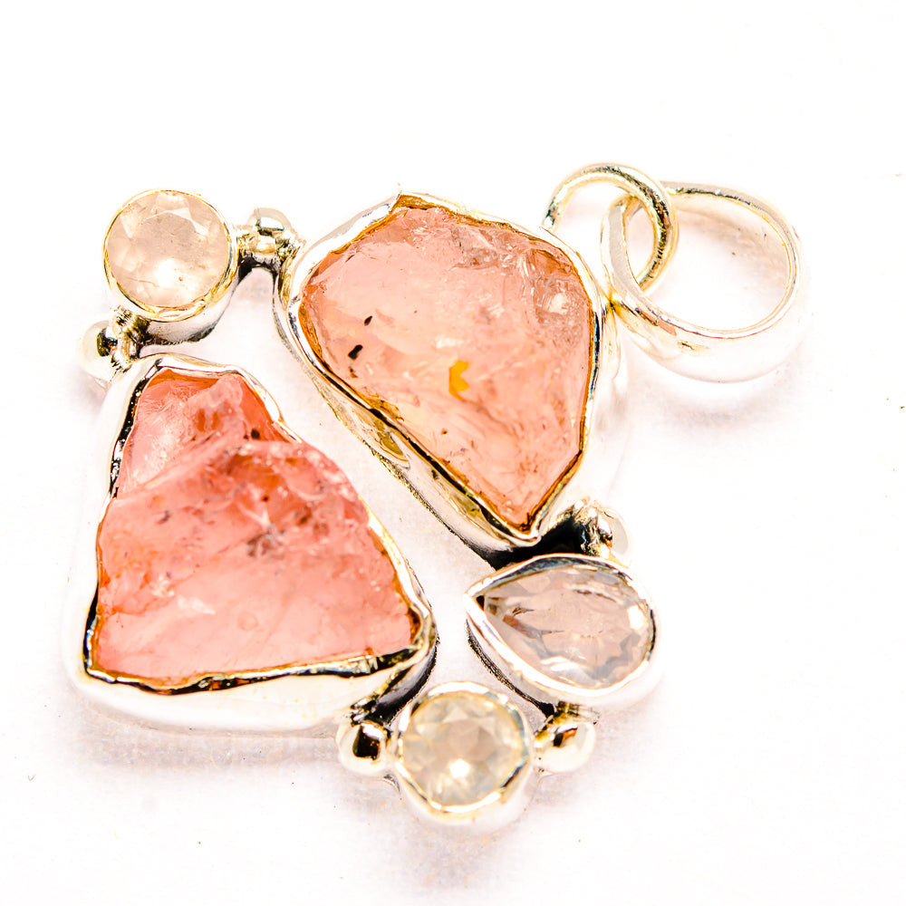 Rose Quartz Pendants handcrafted by Anasilvercos - PD32292 - Photo 2