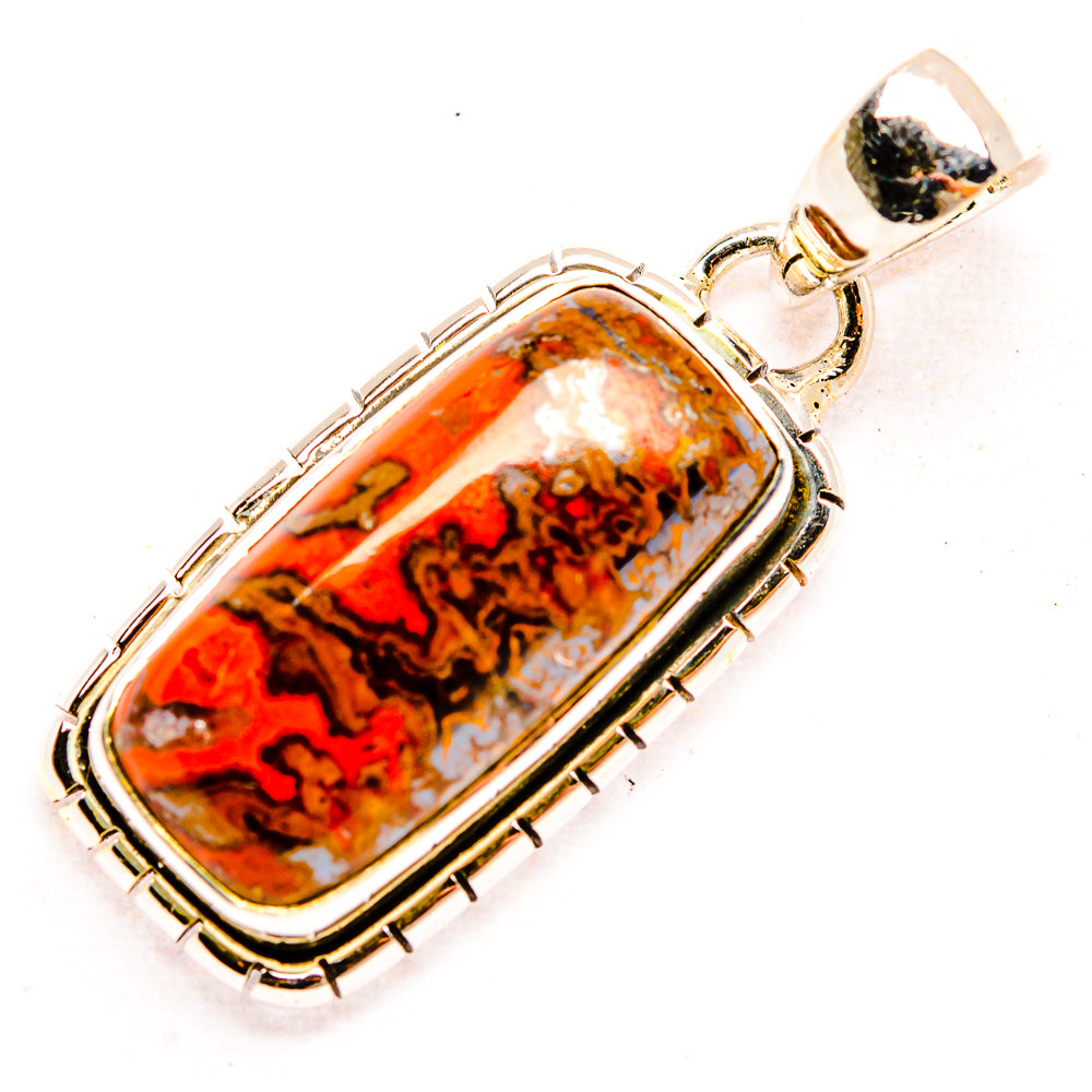 Moroccan Agate Pendants handcrafted by Anasilvercos - PD32295 - Photo 2