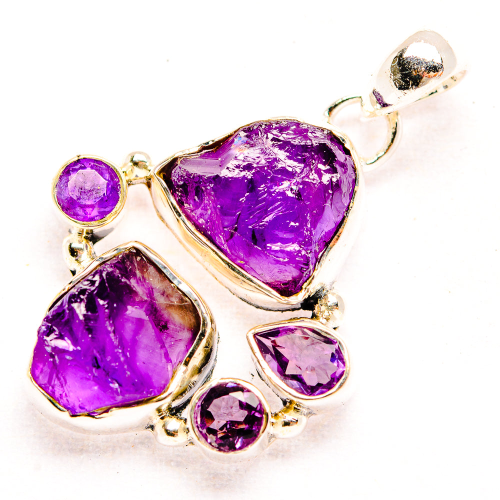 Amethyst Pendants handcrafted by Anasilvercos - PD32296 - Photo 2