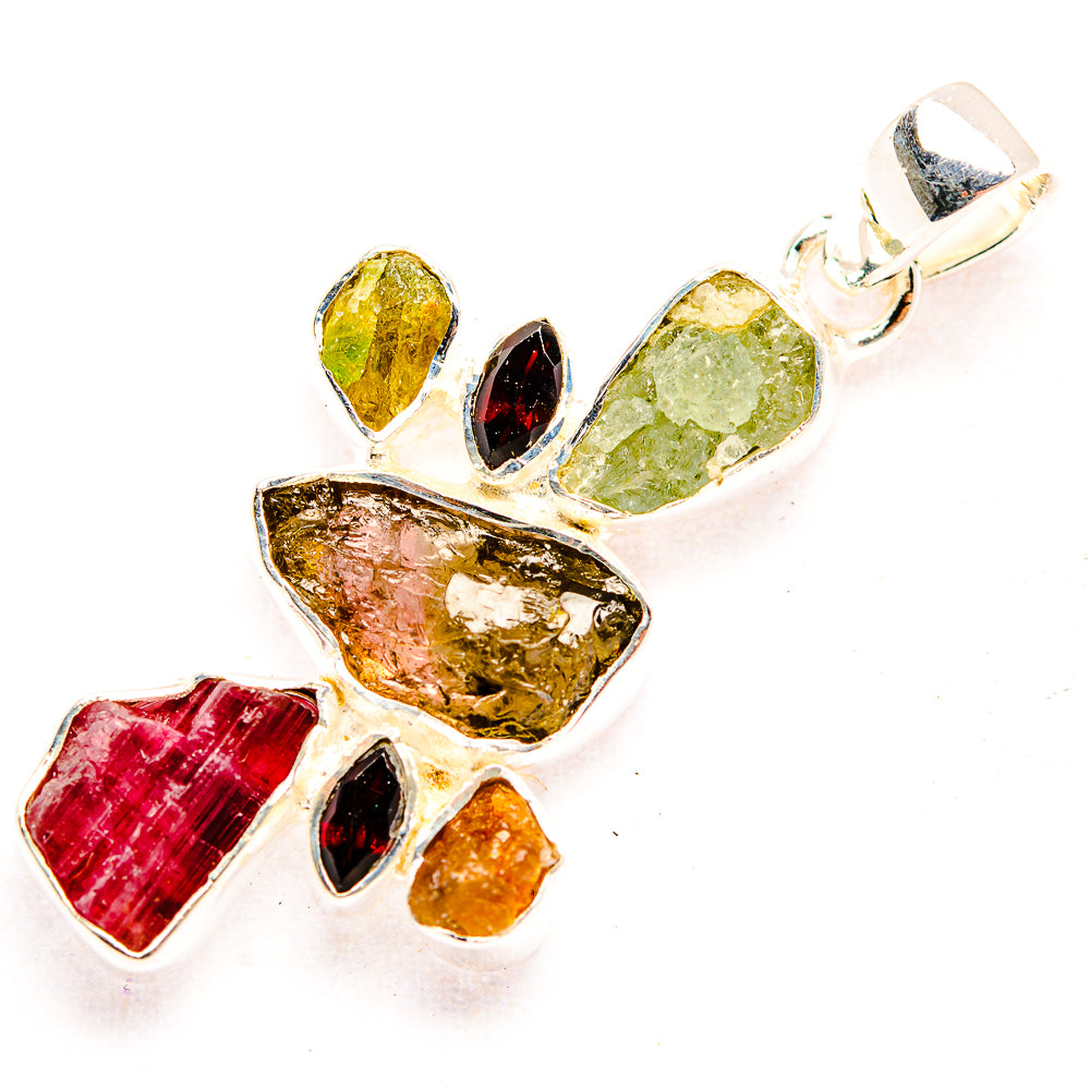 Tourmaline Pendants handcrafted by Anasilvercos - PD32299 - Photo 2