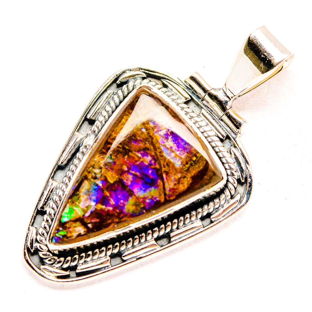 Ammolite Pendants handcrafted by Anasilvercos - PD32300 - Photo 2