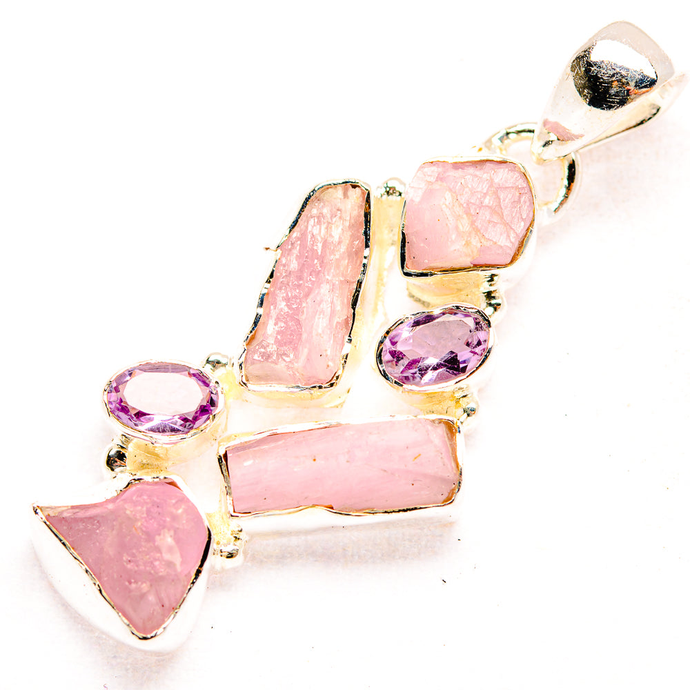 Kunzite Pendants handcrafted by Anasilvercos - PD32302 - Photo 2