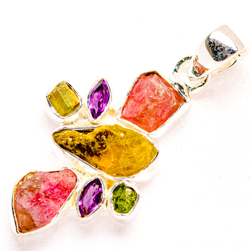 Tourmaline Pendants handcrafted by Anasilvercos - PD32303 - Photo 2