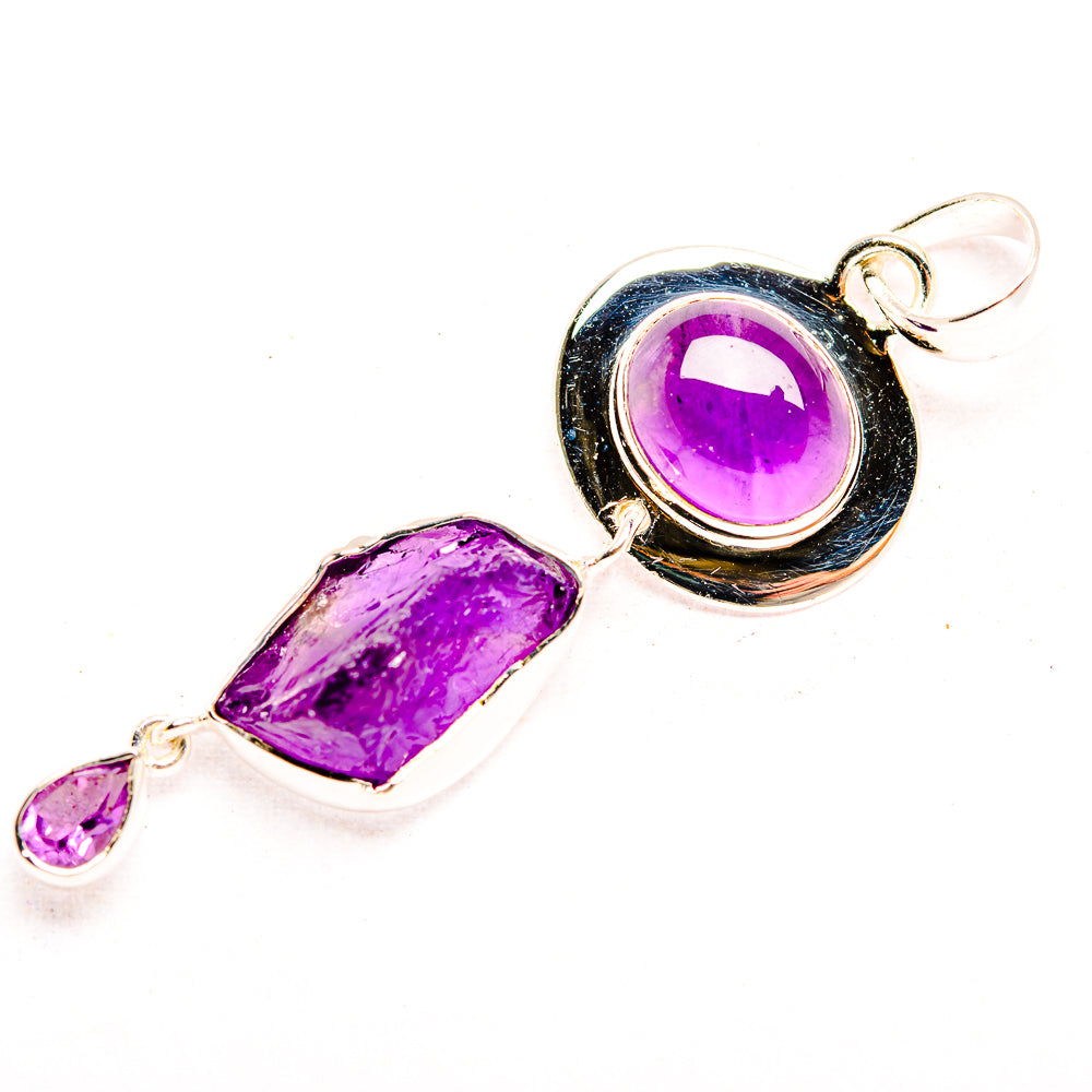 Amethyst Pendants handcrafted by Anasilvercos - PD32318 - Photo 2