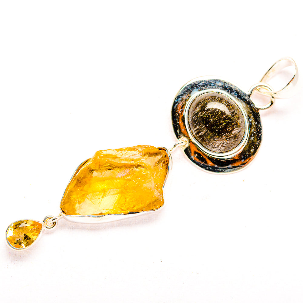 Citrine Pendants handcrafted by Anasilvercos - PD32319 - Photo 2