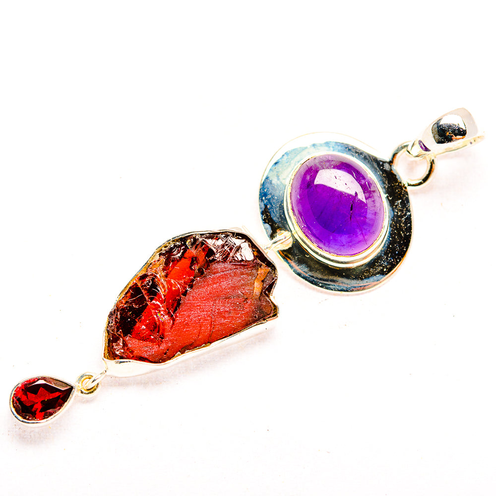 Garnet Pendants handcrafted by Anasilvercos - PD32320 - Photo 2