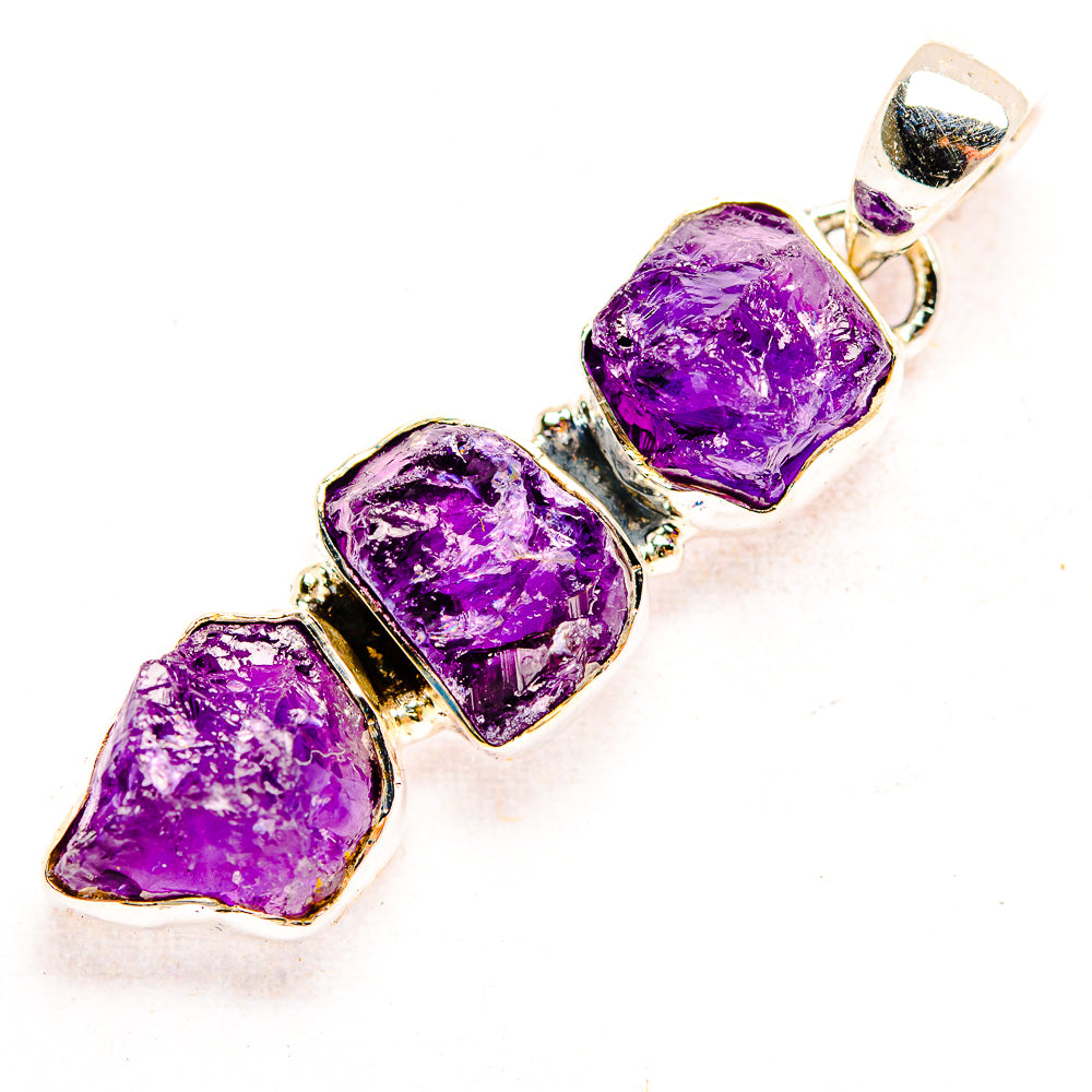 Amethyst Pendants handcrafted by Anasilvercos - PD32325 - Photo 2