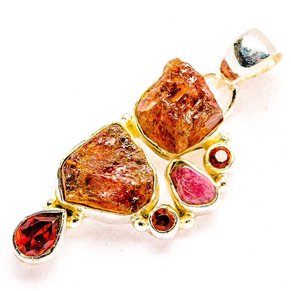 Pink Tourmaline Pendants handcrafted by Anasilvercos - PD32330 - Photo 2
