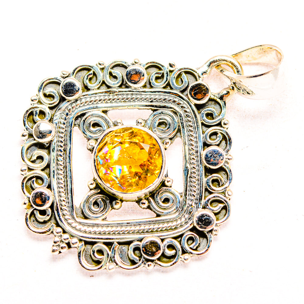 Citrine Pendants handcrafted by Anasilvercos - PD32336 - Photo 2