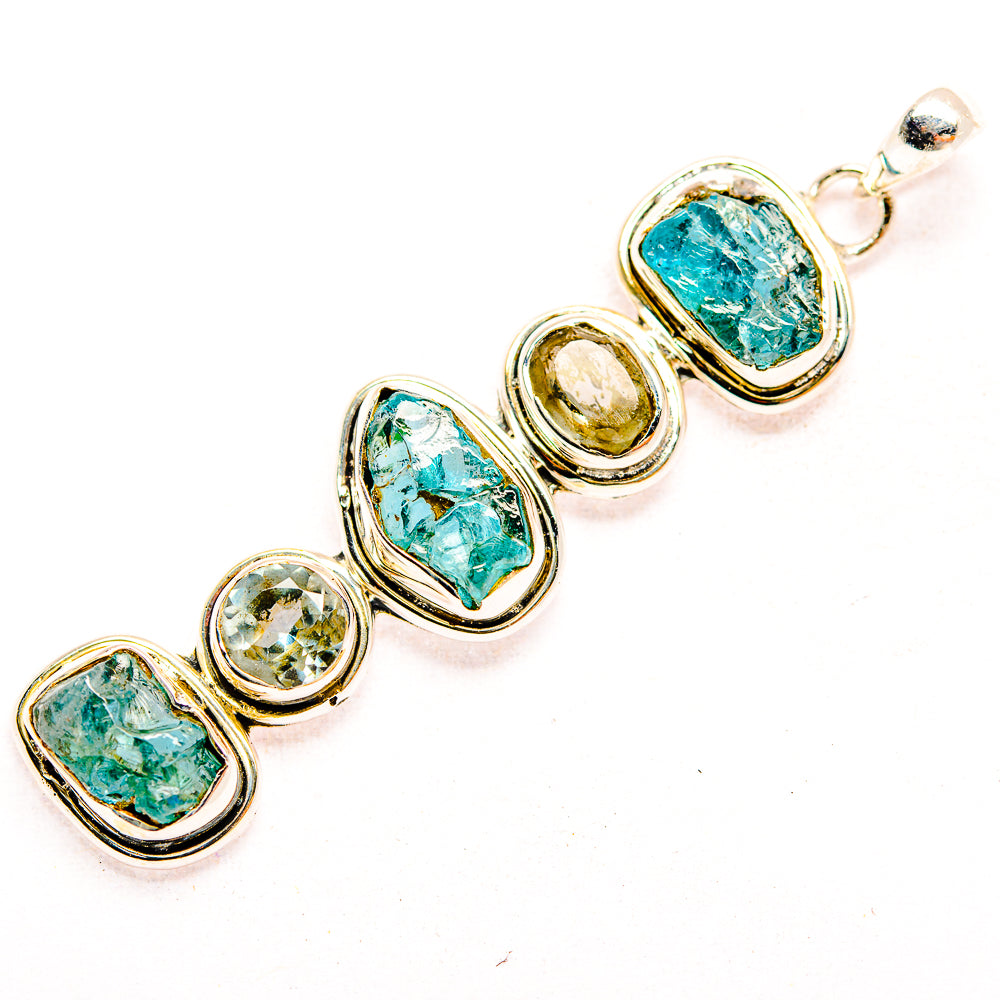 Apatite Pendants handcrafted by Anasilvercos - PD32371 - Photo 2