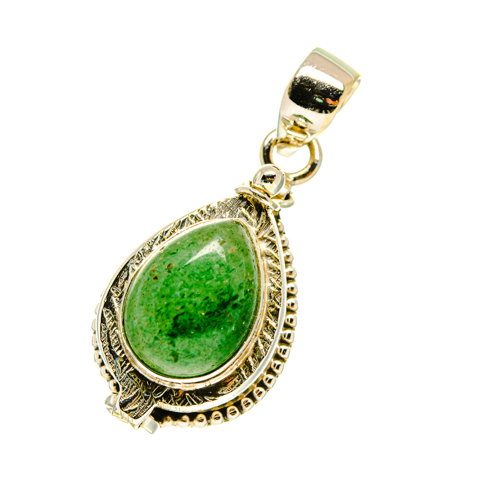 Green Aventurine Pendants handcrafted by Anasilvercos - PD3239