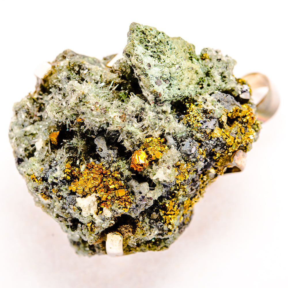 Pyrite Pendants handcrafted by Anasilvercos - PD32392 - Photo 2