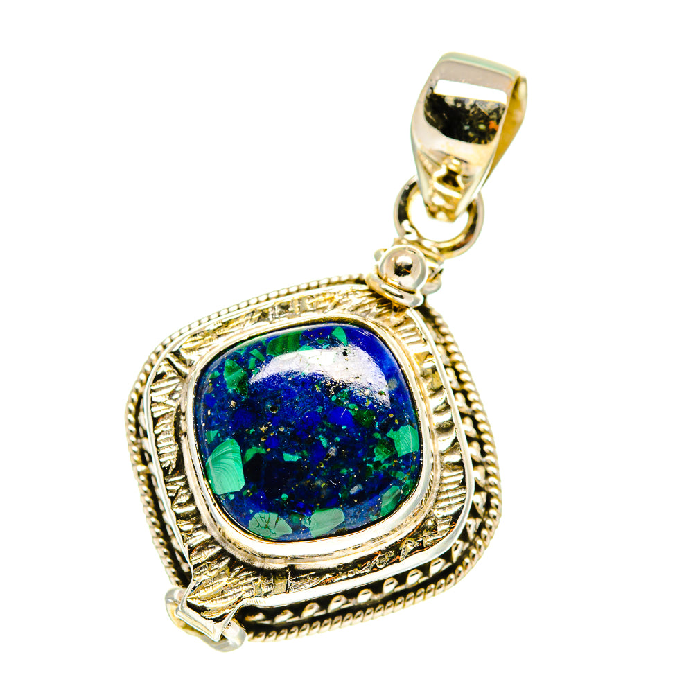 Azurite Pendants handcrafted by Anasilvercos - PD3240