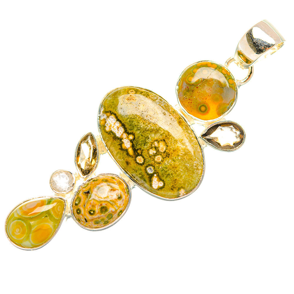 Ocean Jasper Pendants handcrafted by Anasilvercos - PD32400 - Photo 2