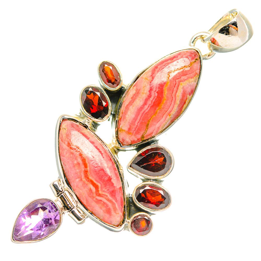 Rhodochrosite Pendants handcrafted by Anasilvercos - PD32401 - Photo 2