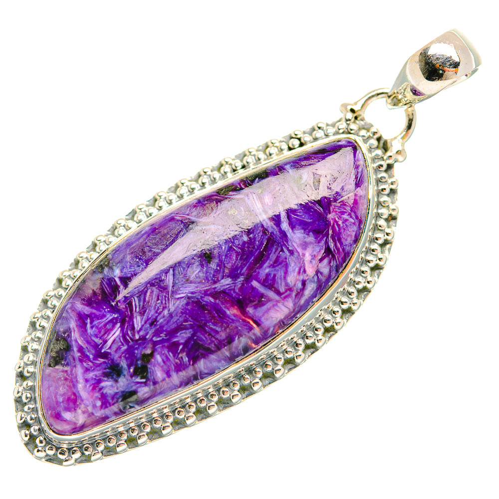 Charoite Pendants handcrafted by Anasilvercos - PD32404 - Photo 2