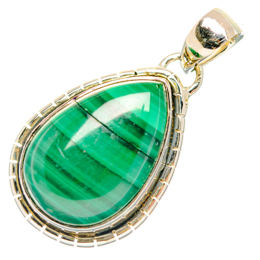 Malachite Pendants handcrafted by Anasilvercos - PD32417 - Photo 2
