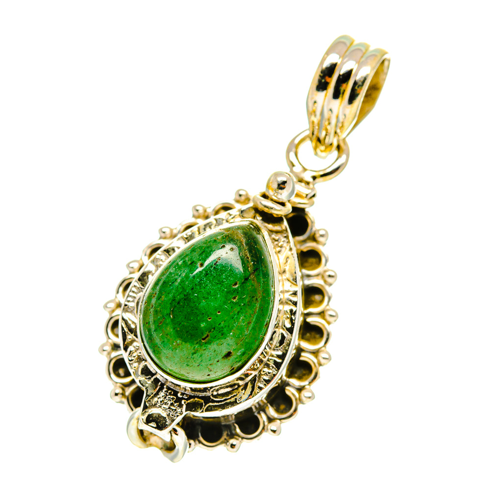 Green Aventurine Pendants handcrafted by Anasilvercos - PD3242