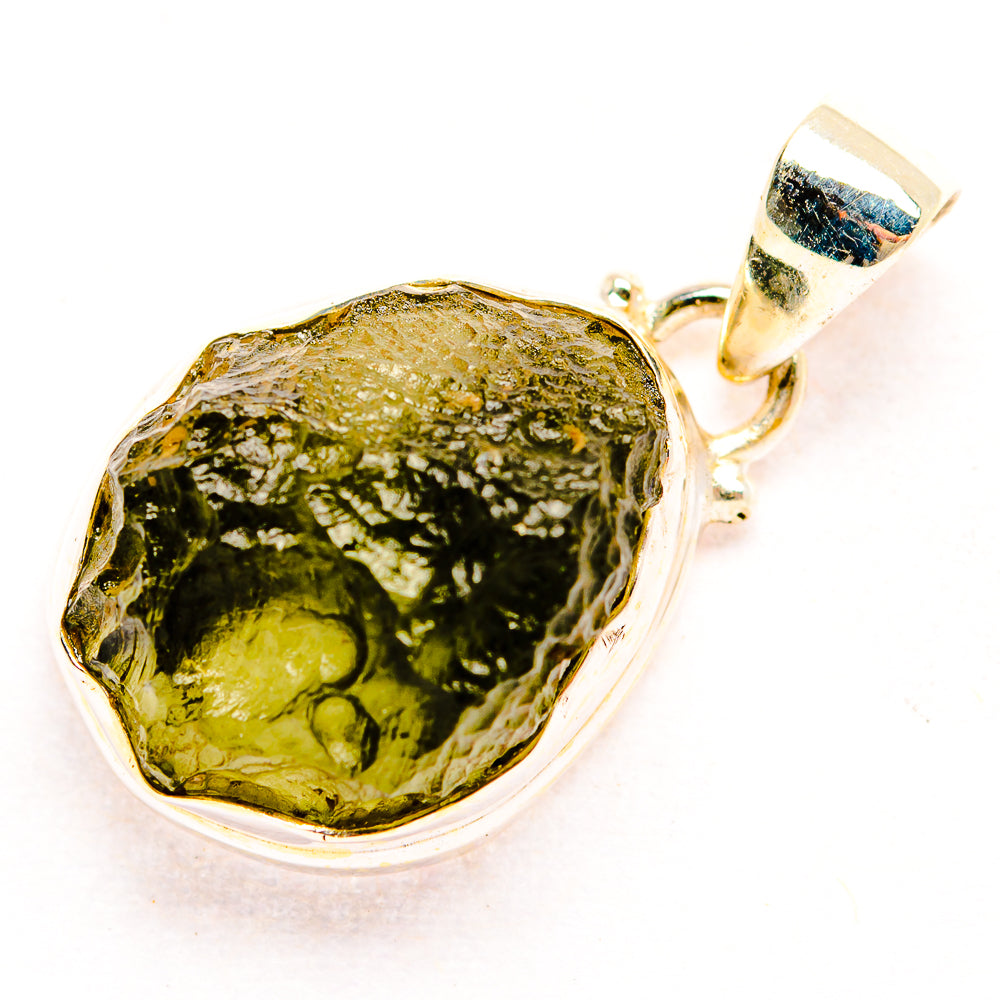 Czech Moldavite Pendants handcrafted by Anasilvercos - PD32433
