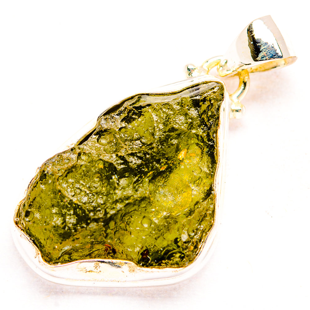Czech Moldavite Pendants handcrafted by Anasilvercos - PD32436