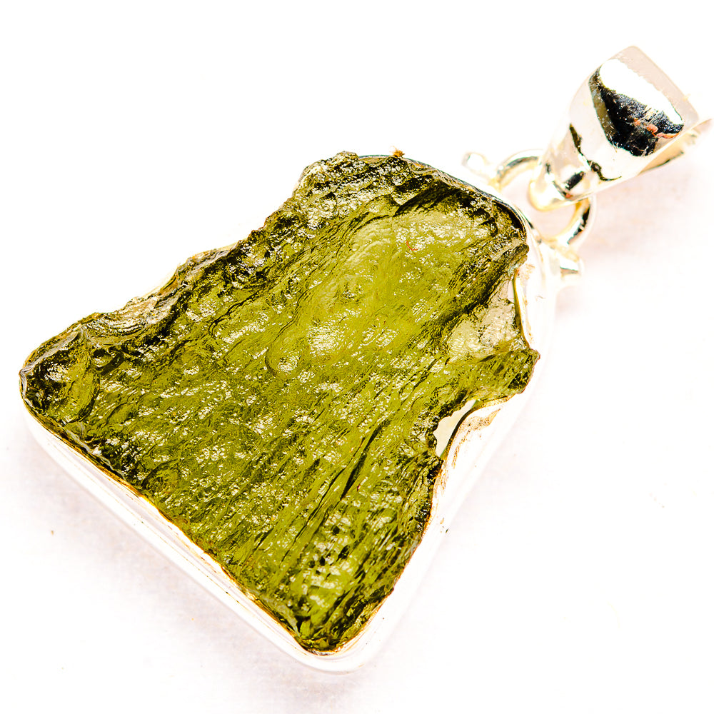 Czech Moldavite Pendants handcrafted by Anasilvercos - PD32442