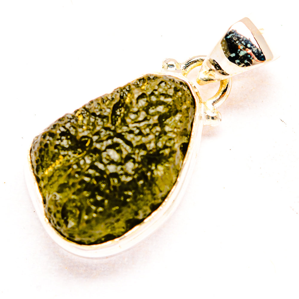 Czech Moldavite Pendants handcrafted by Anasilvercos - PD32447