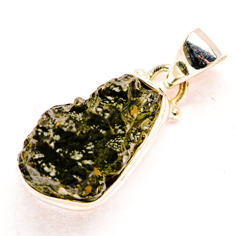 Czech Moldavite Pendants handcrafted by Anasilvercos - PD32449