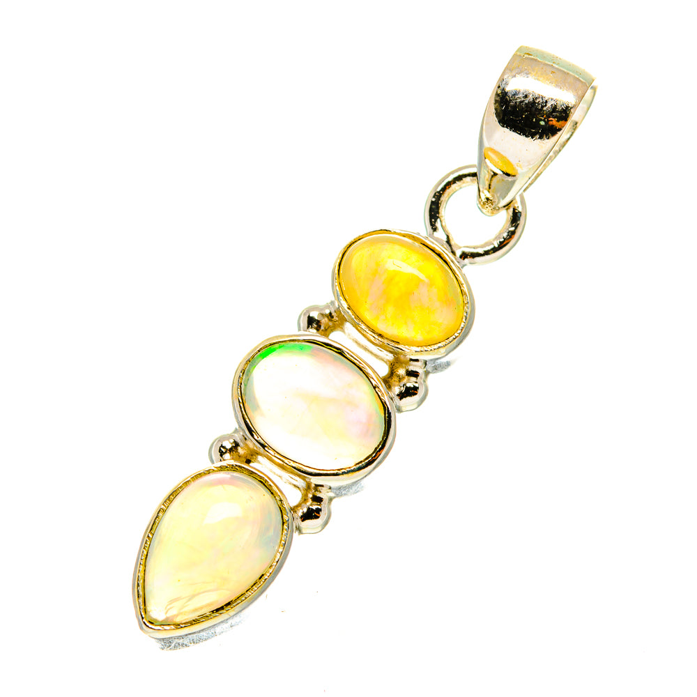 Ethiopian Opal Pendants handcrafted by Anasilvercos - PD3245