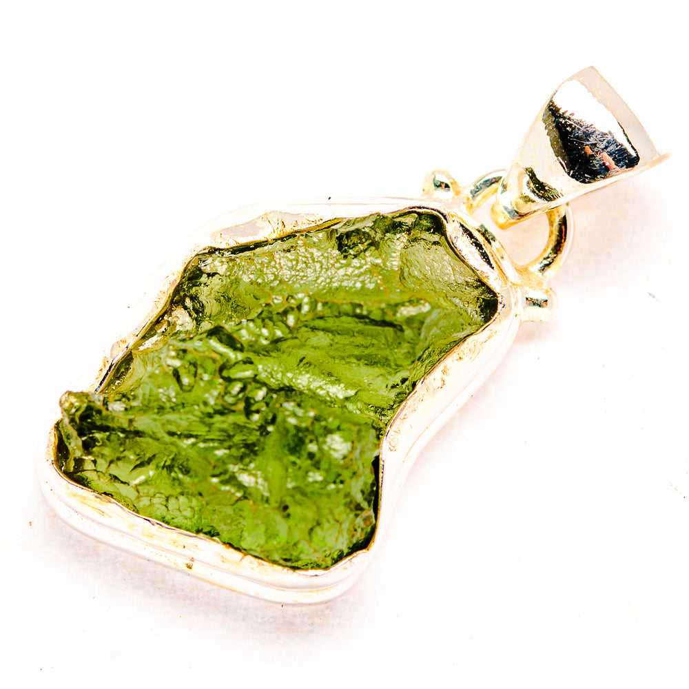 Czech Moldavite Pendants handcrafted by Anasilvercos - PD32450