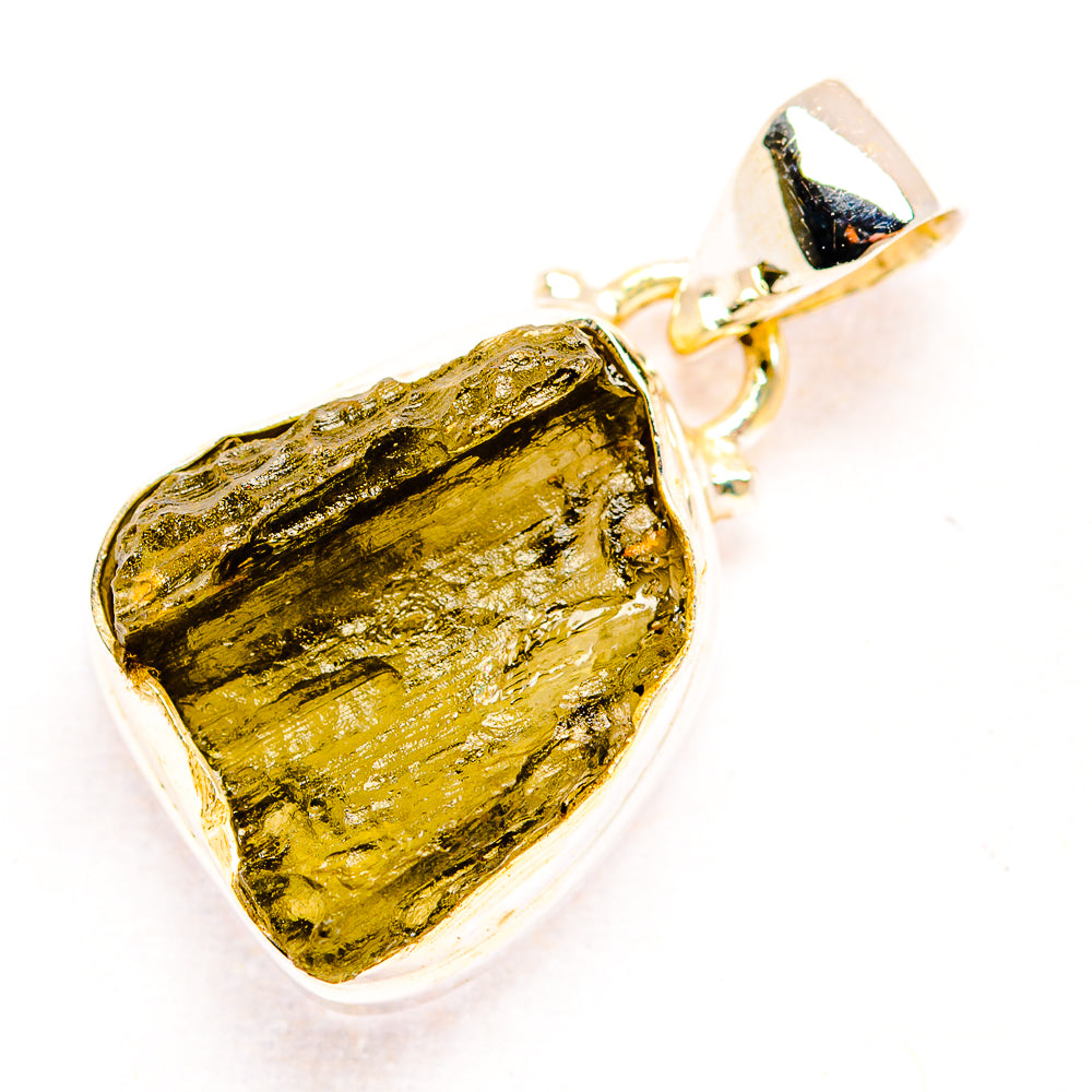 Czech Moldavite Pendants handcrafted by Anasilvercos - PD32452