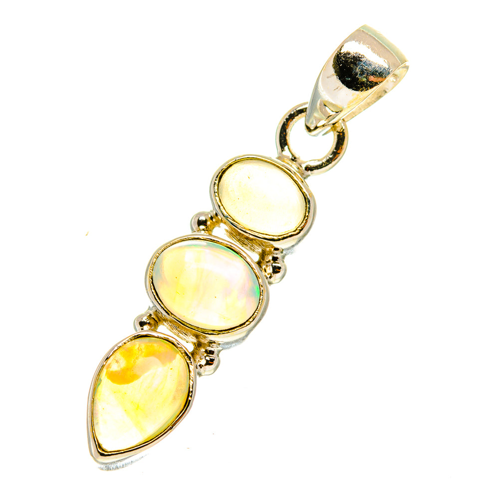 Ethiopian Opal Pendants handcrafted by Anasilvercos - PD3246