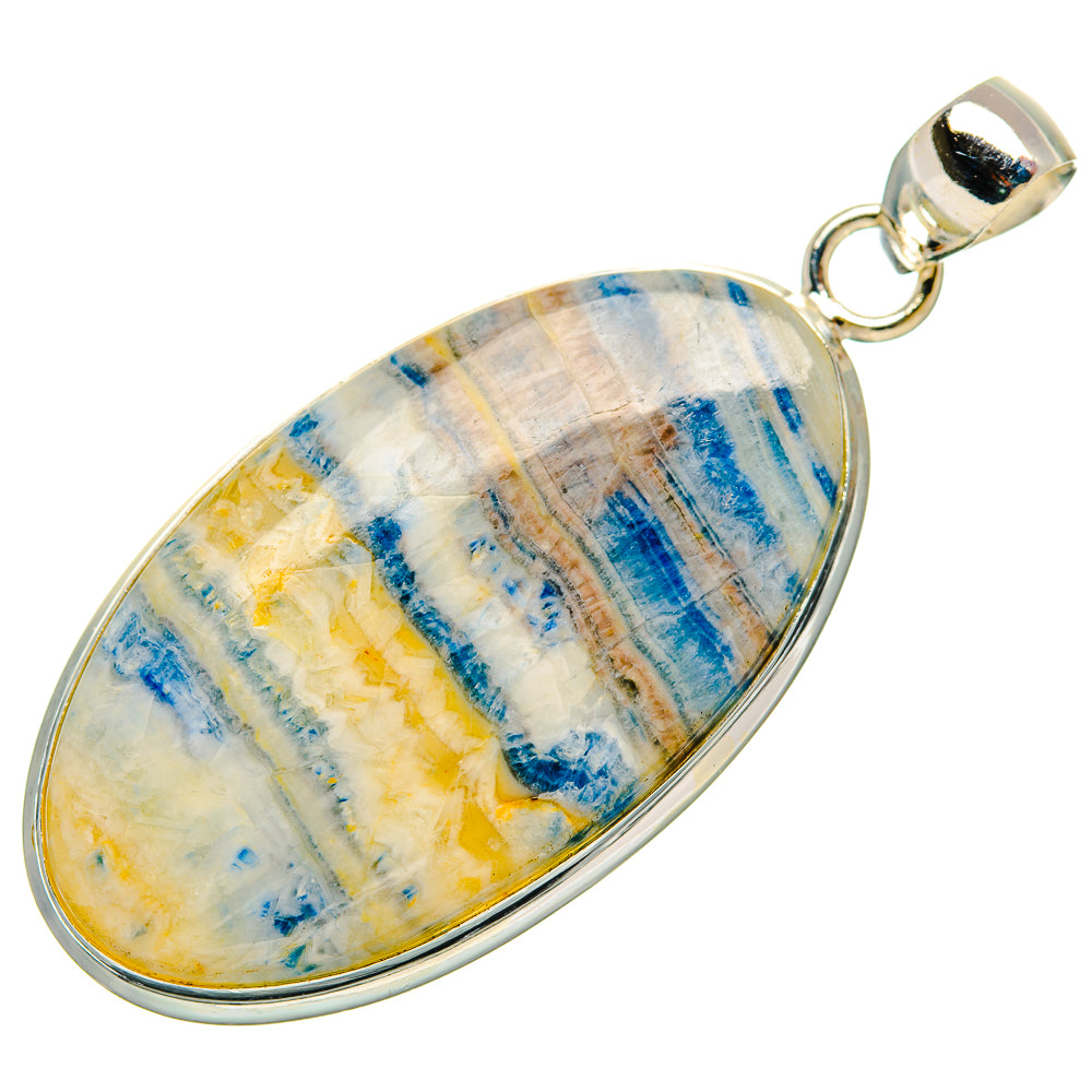 Blue Scheelite Pendants handcrafted by Anasilvercos - PD32460 - Photo 2