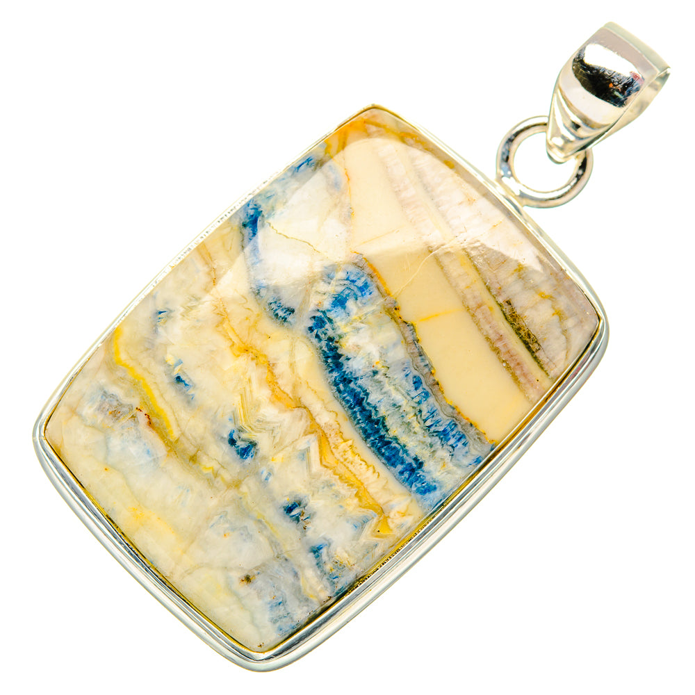 Blue Scheelite Pendants handcrafted by Anasilvercos - PD32468 - Photo 2
