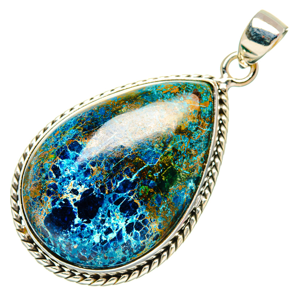 Azurite Pendants handcrafted by Anasilvercos - PD32472 - Photo 2